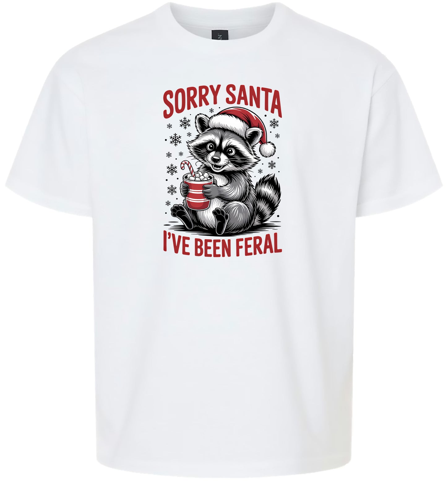 Sorry Santa I've Been Feral Children's Gildan Soft Shirt