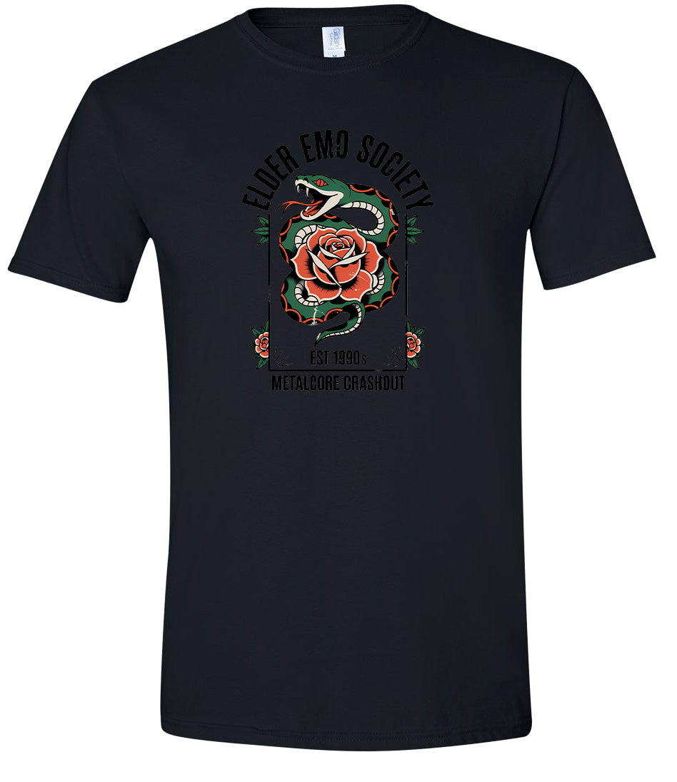 Elder Emo Society Adult Gildan Soft Shirt