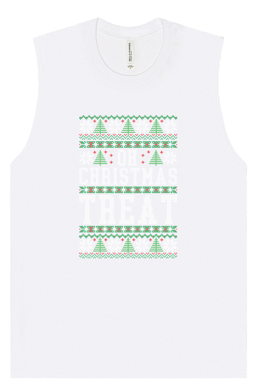Sweater Style Oh Christmas Treat Muscle Tank
