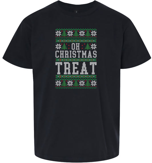 Sweater Style Oh Christmas Treat Children's Gildan Soft Shirt