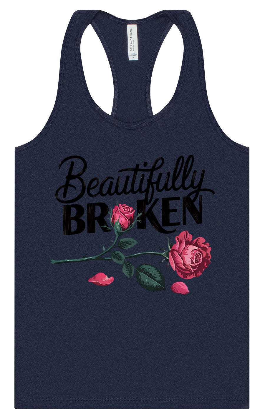 Beautifully Broken Women's Racerback Tank