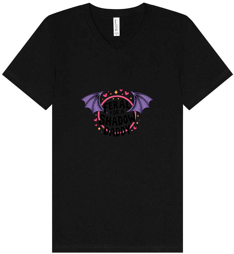 Feral for a Shadow Daddy Unisex V-Neck Shirt
