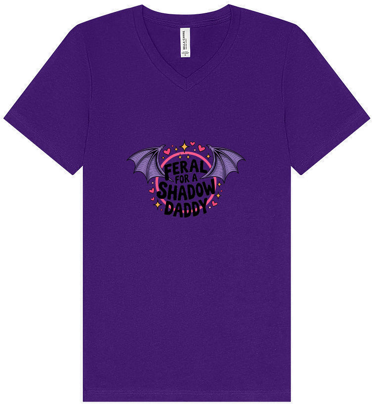 Feral for a Shadow Daddy Unisex V-Neck Shirt