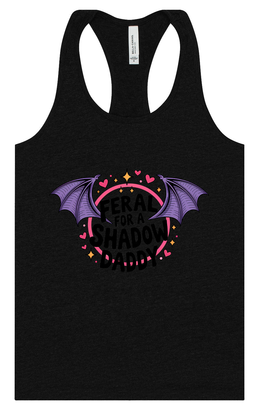 Feral for a Shadow Daddy Women's Racerback Tank