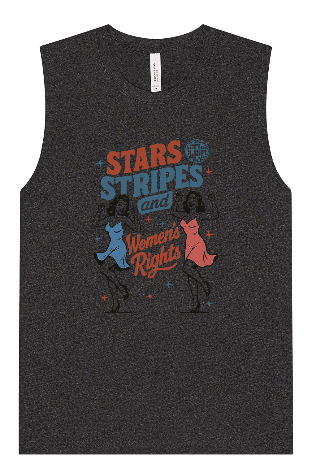 Stars, Stripes, and Women's Rights Muscle Tank