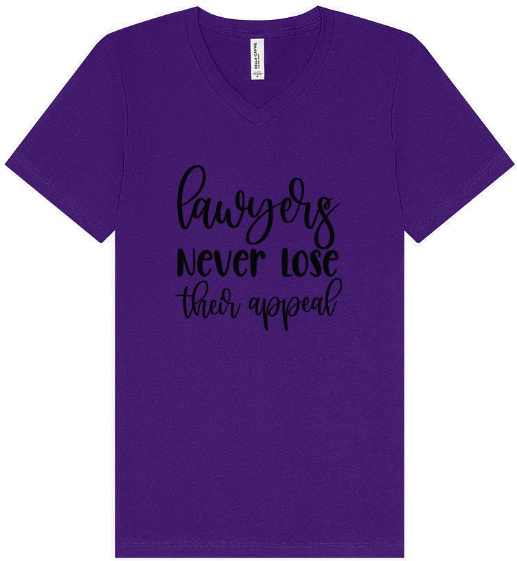 Lawyers Never Lose Their Appeal Unisex V-Neck Shirt