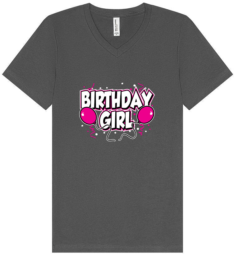 Birthday Girl Unisex V-Neck Shirt
