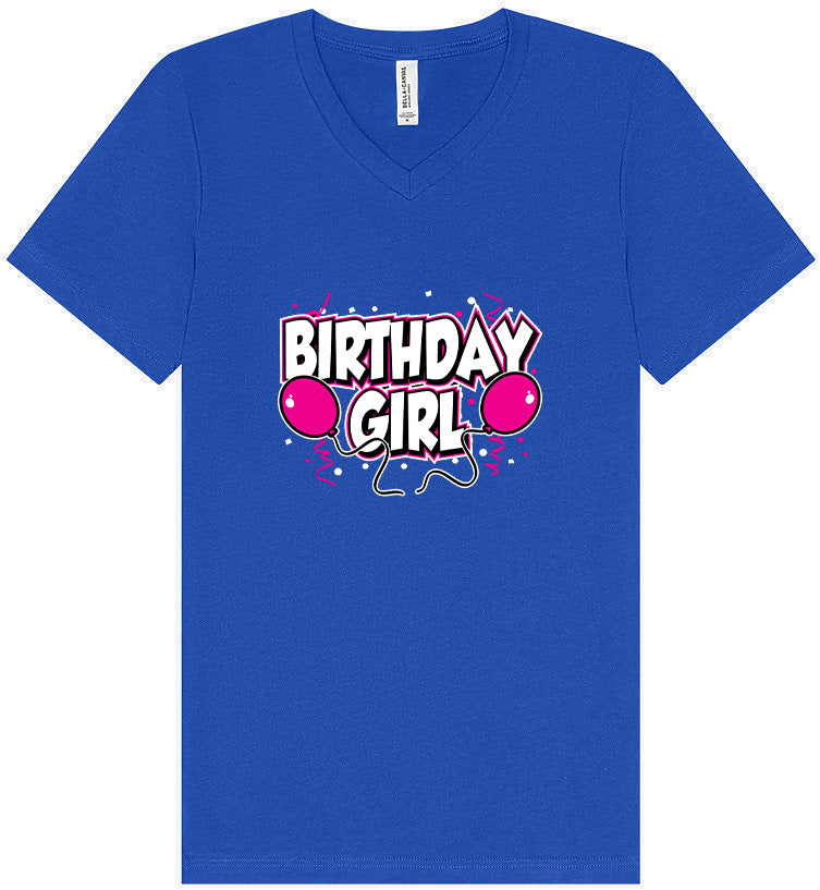 Birthday Girl Unisex V-Neck Shirt