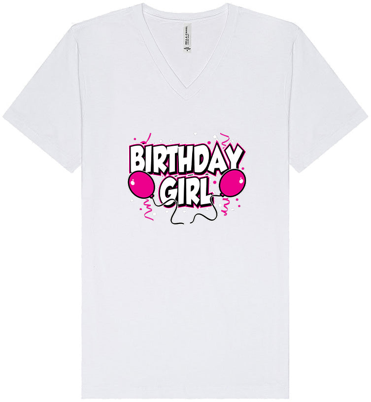 Birthday Girl Unisex V-Neck Shirt