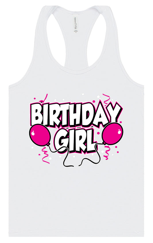 Birthday Girl Women's Racerback Tank