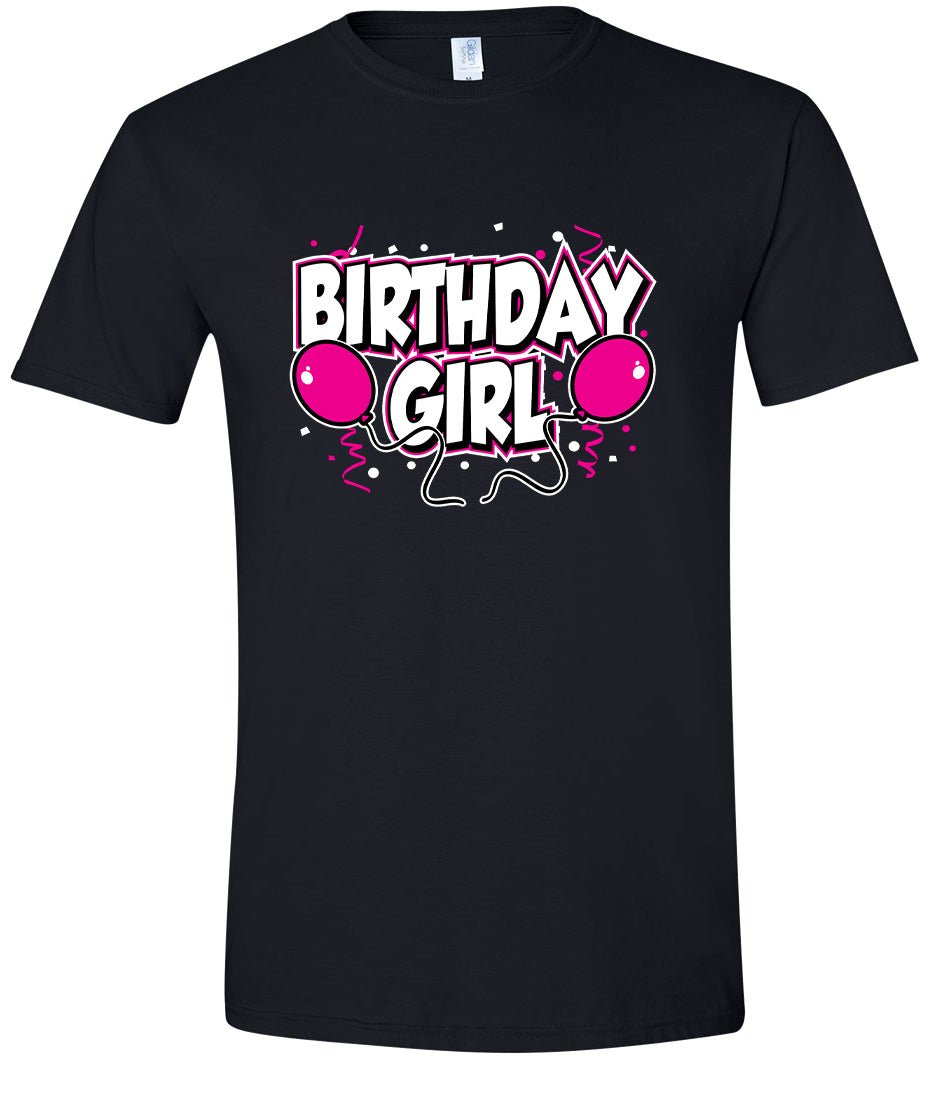 Birthday Girl Adult Gildan Soft Shirt
