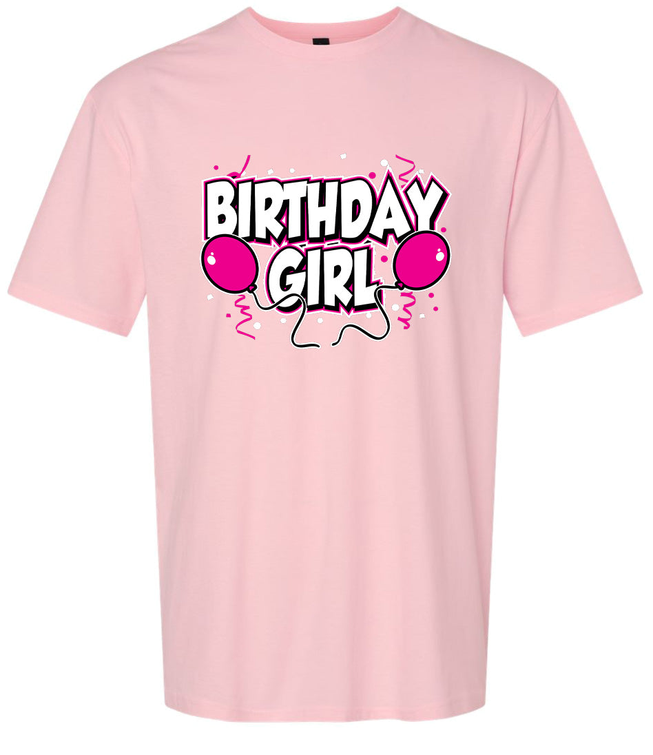 Birthday Girl Adult Gildan Soft Shirt