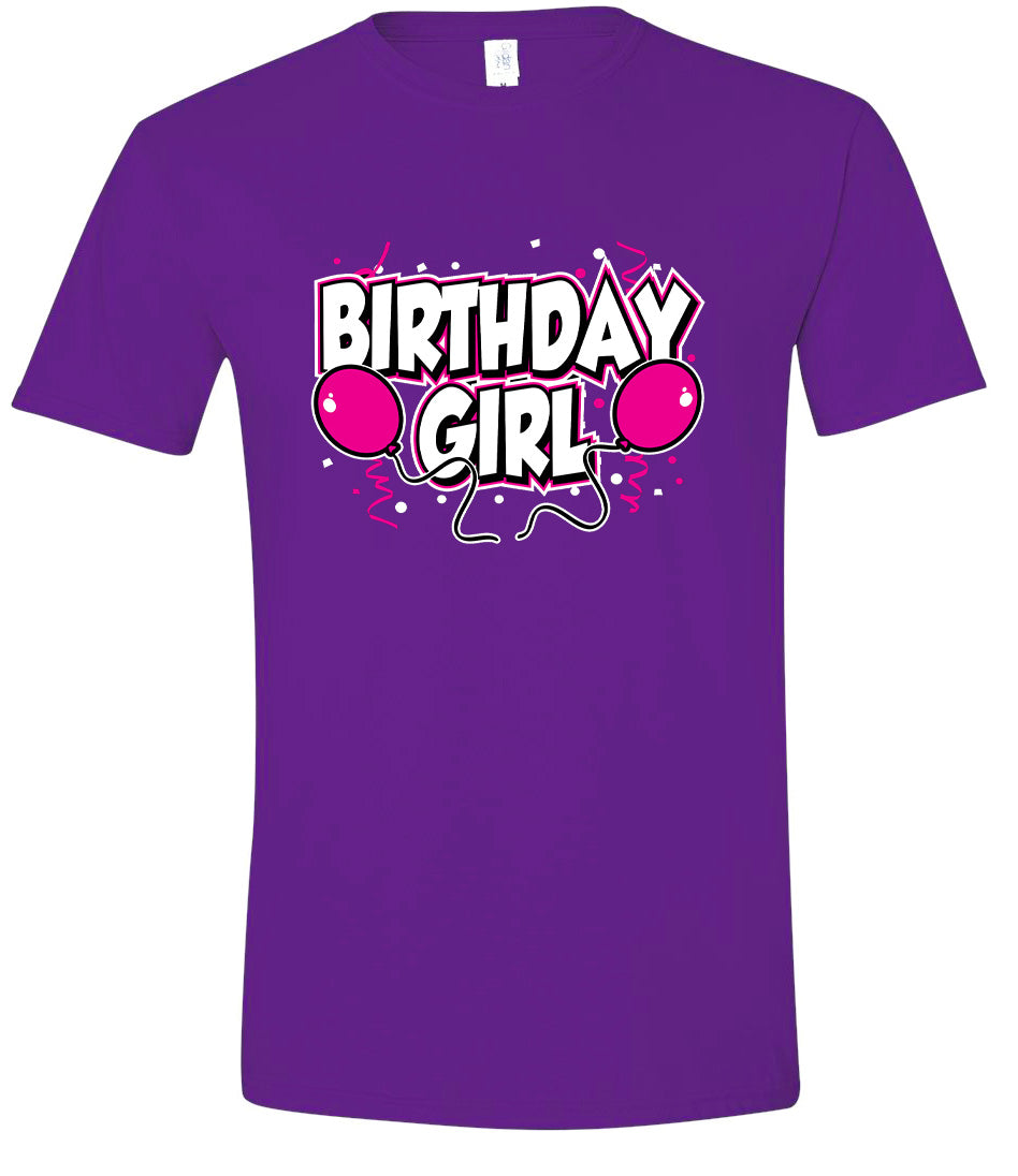 Birthday Girl Adult Gildan Soft Shirt