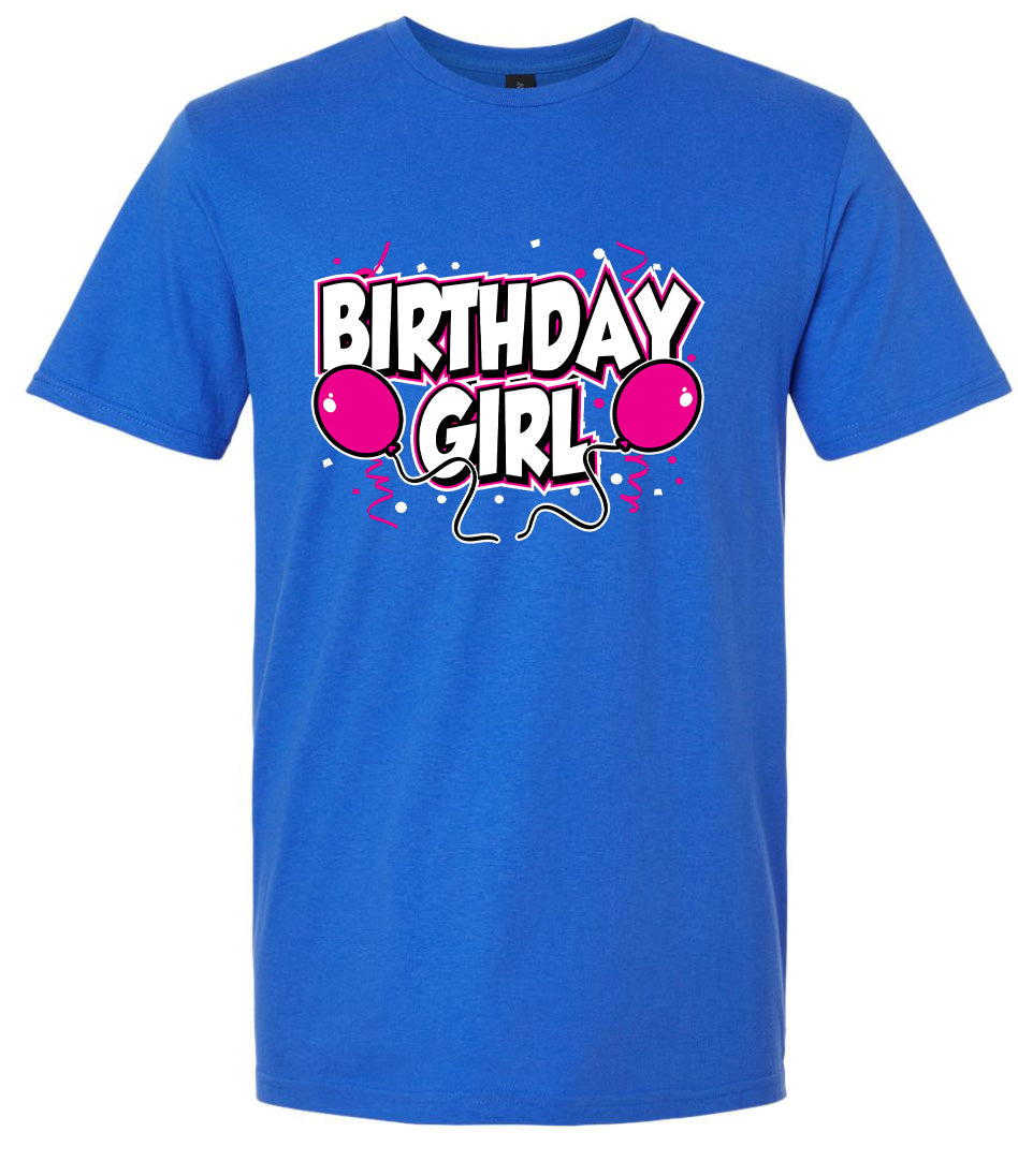 Birthday Girl Adult Gildan Soft Shirt