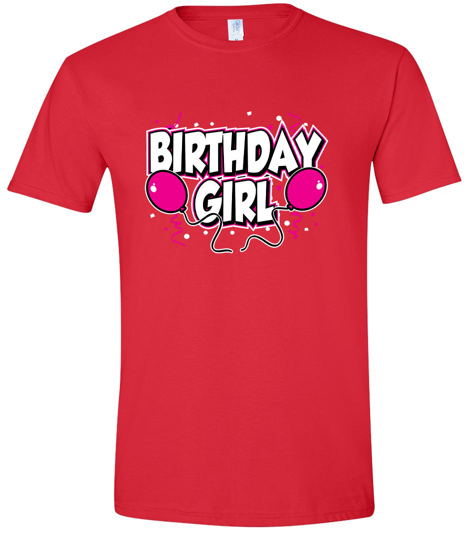Birthday Girl Adult Gildan Soft Shirt