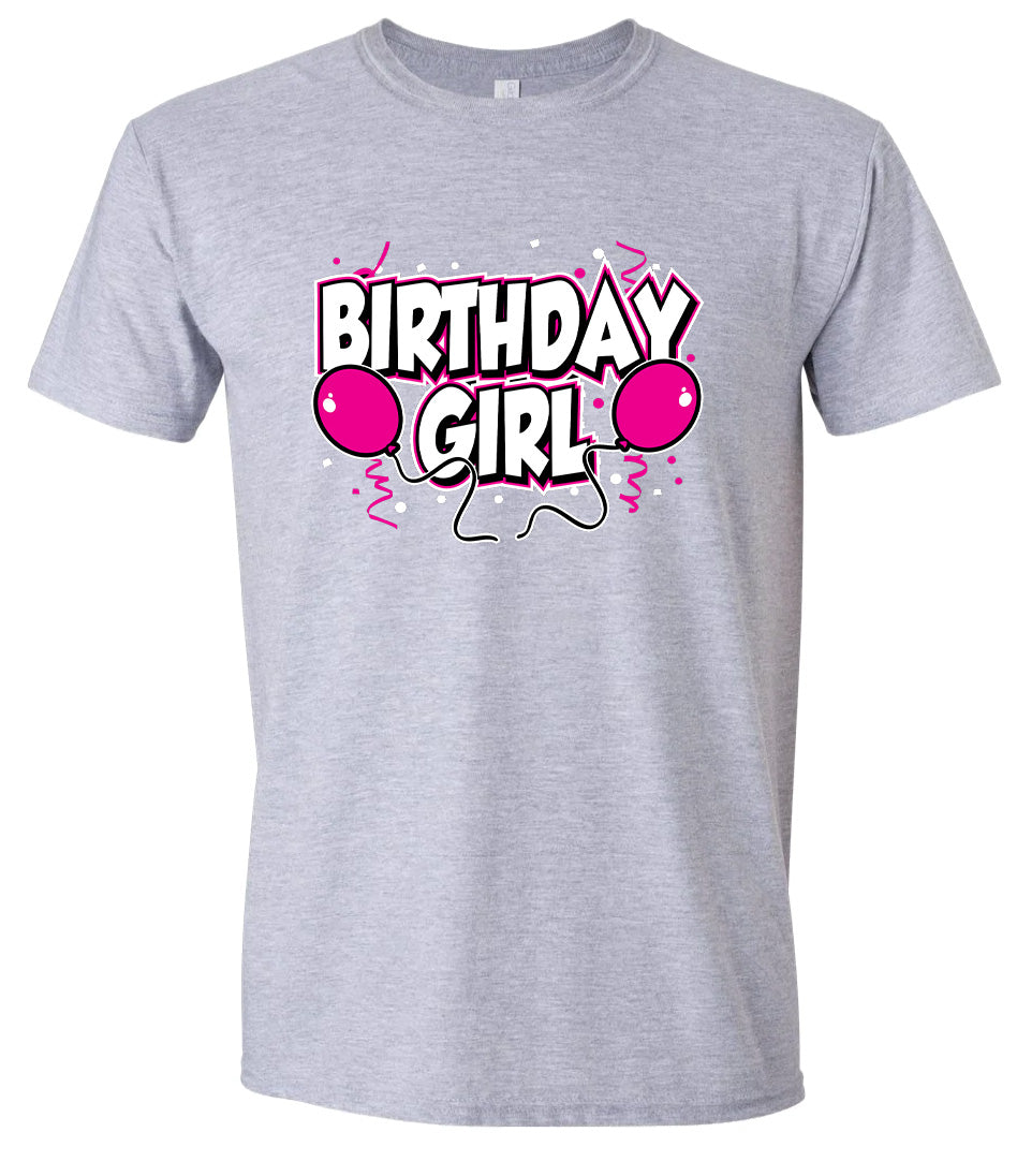 Birthday Girl Adult Gildan Soft Shirt