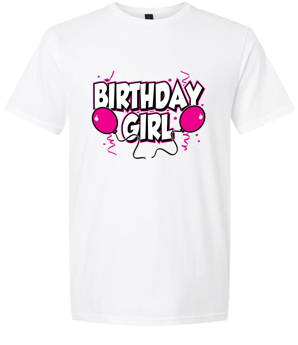 Birthday Girl Adult Gildan Soft Shirt