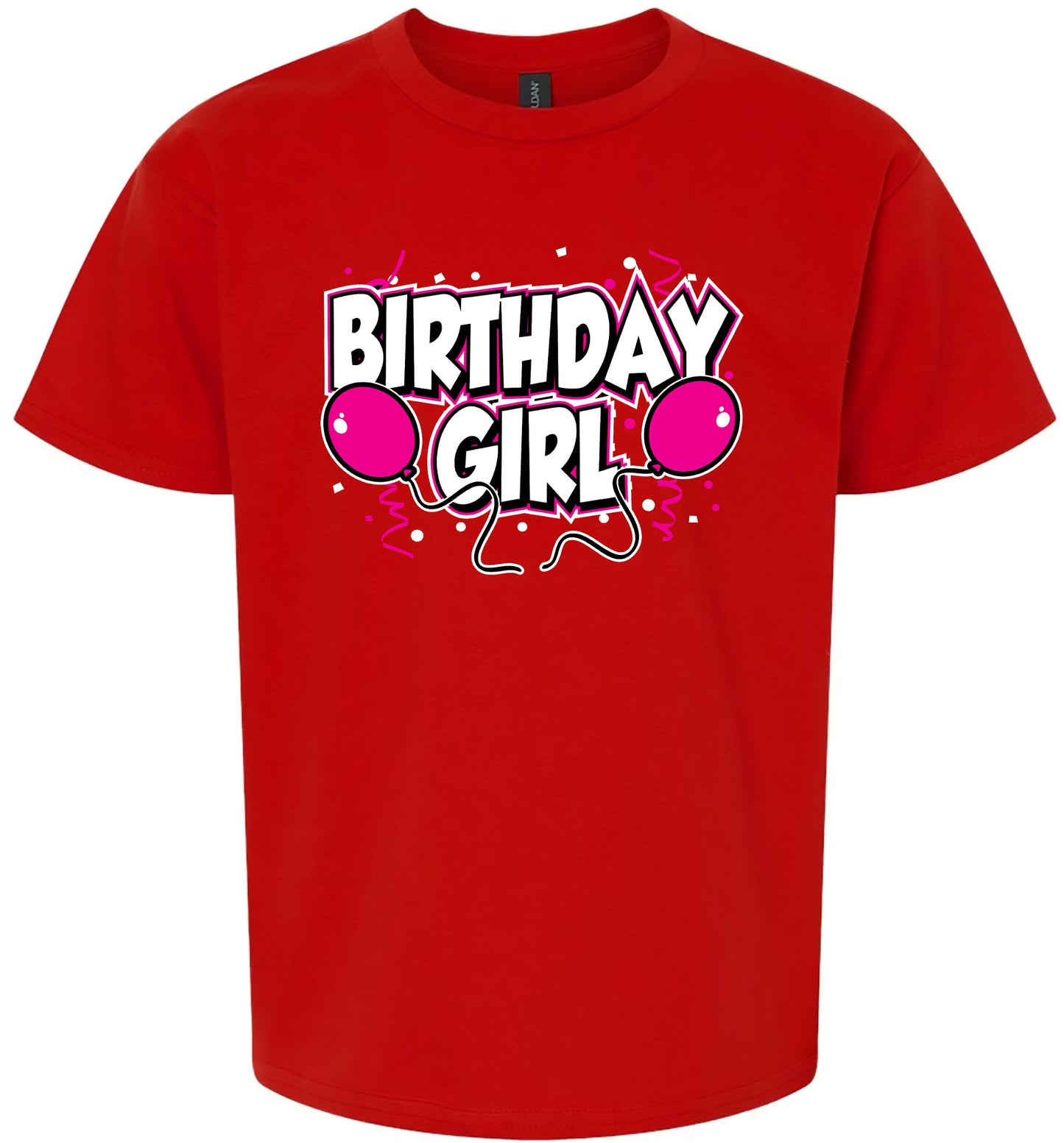 Birthday Girl Children's Gildan Soft Shirt