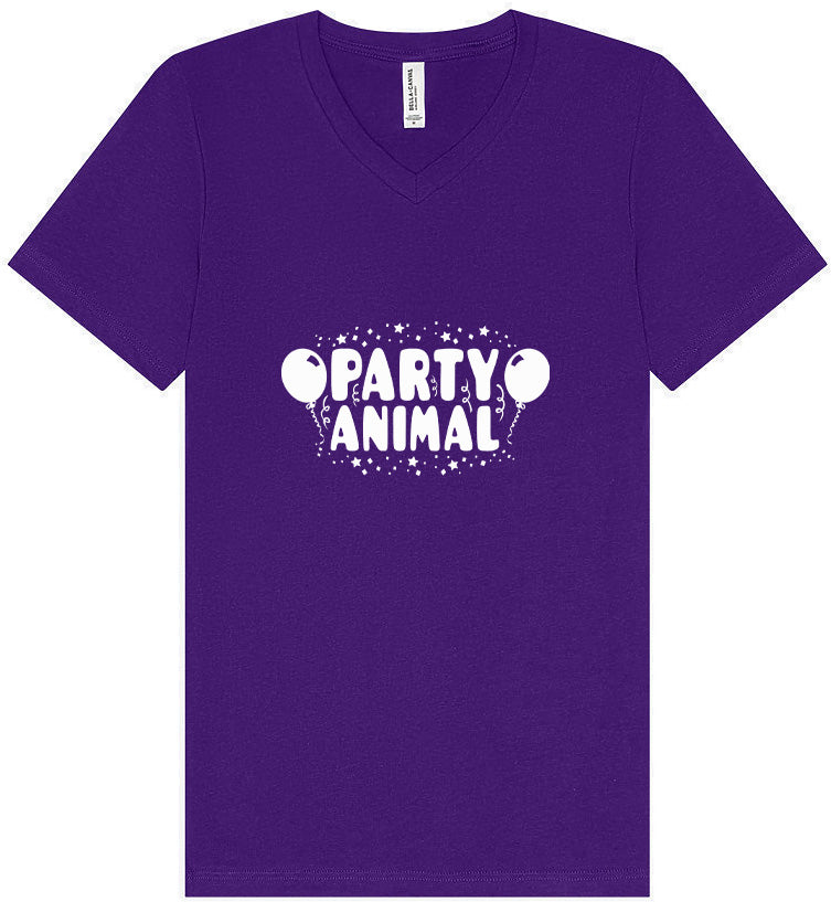 Party Animal Unisex V-Neck Shirt