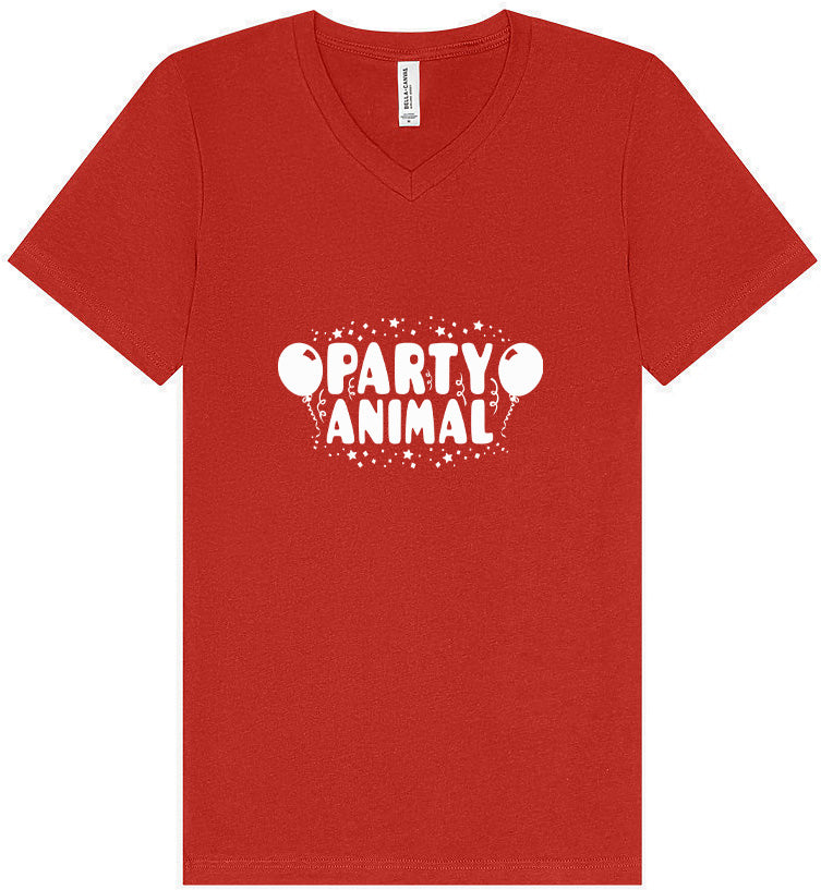 Party Animal Unisex V-Neck Shirt