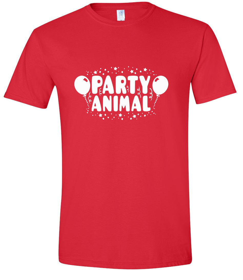 Party Animal Adult Gildan Soft Shirt
