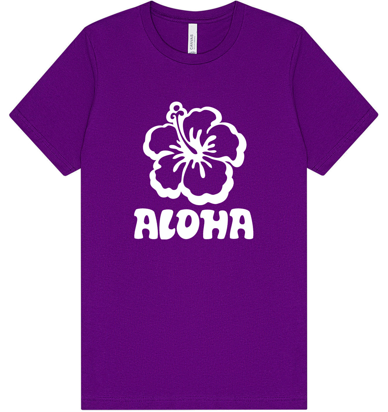 Aloha Flower Adult Bella Canvas Shirt