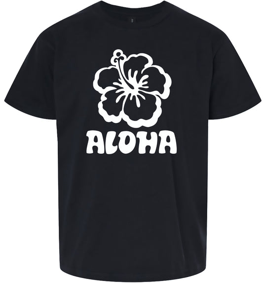 Aloha Flower Children's Gildan Soft Shirt