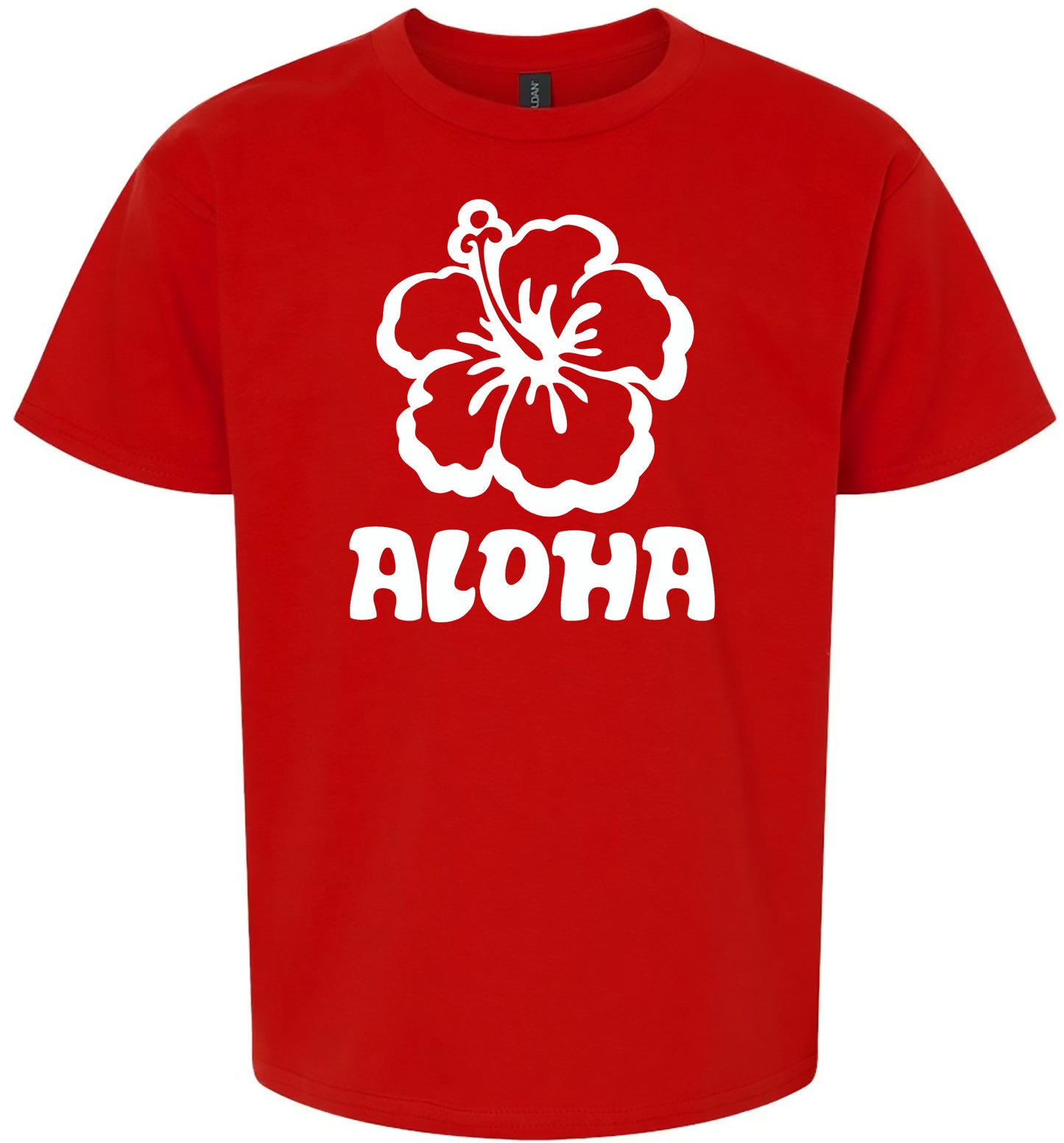 Aloha Flower Children's Gildan Soft Shirt