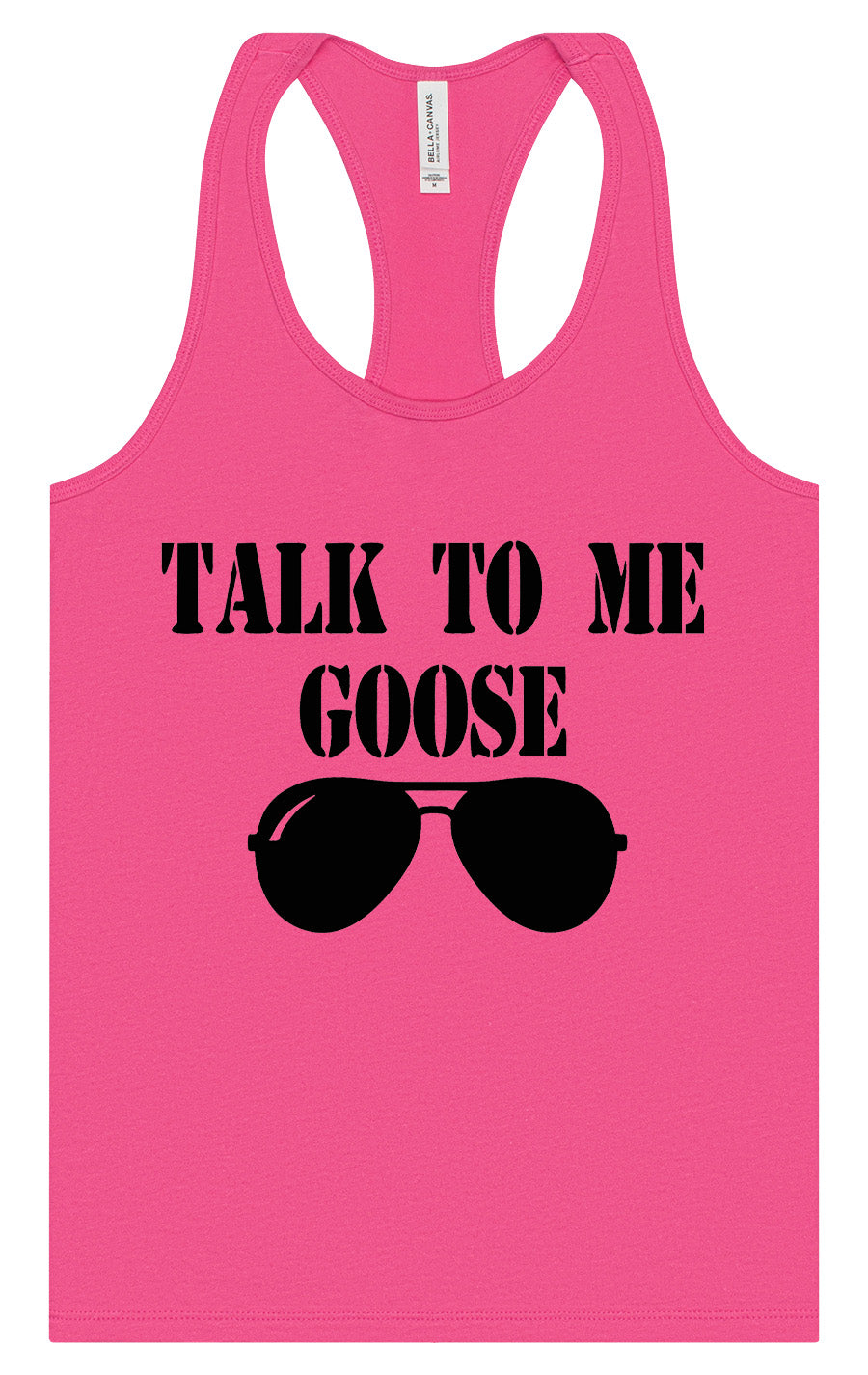 Talk to Me Goose Women's Racerback Tank