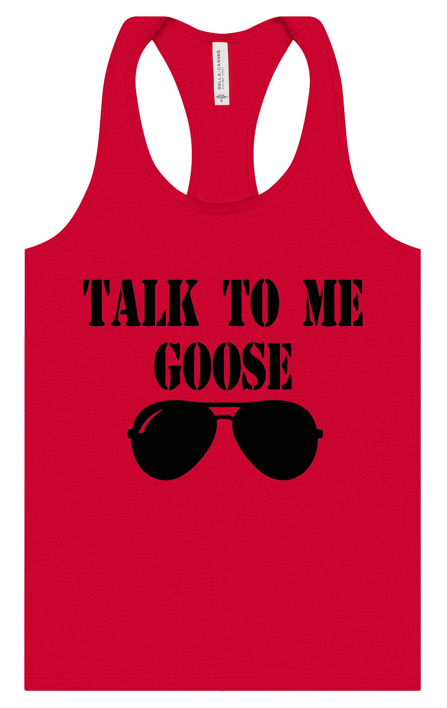 Talk to Me Goose Women's Racerback Tank
