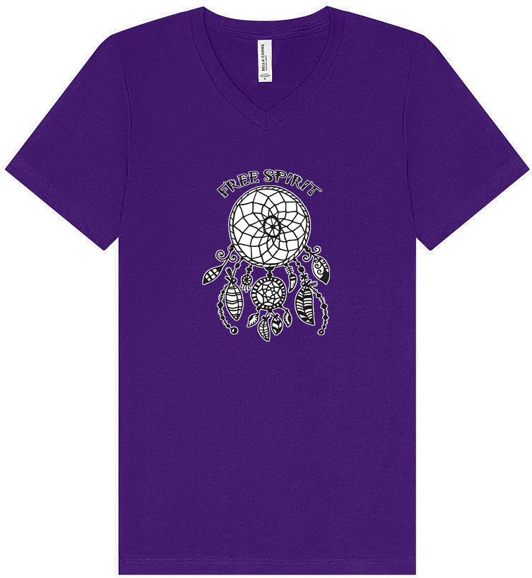 Free Spirit Unisex V-Neck Shirt