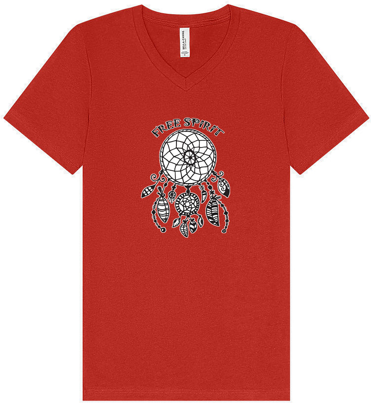 Free Spirit Unisex V-Neck Shirt