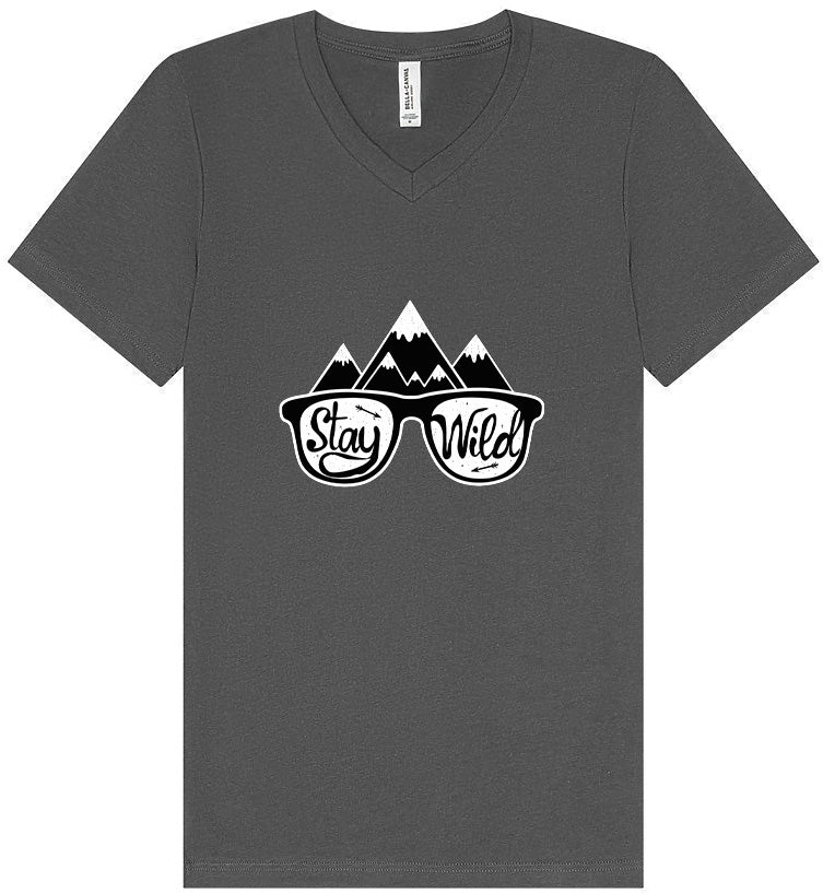 Stay Wild Unisex V-Neck Shirt