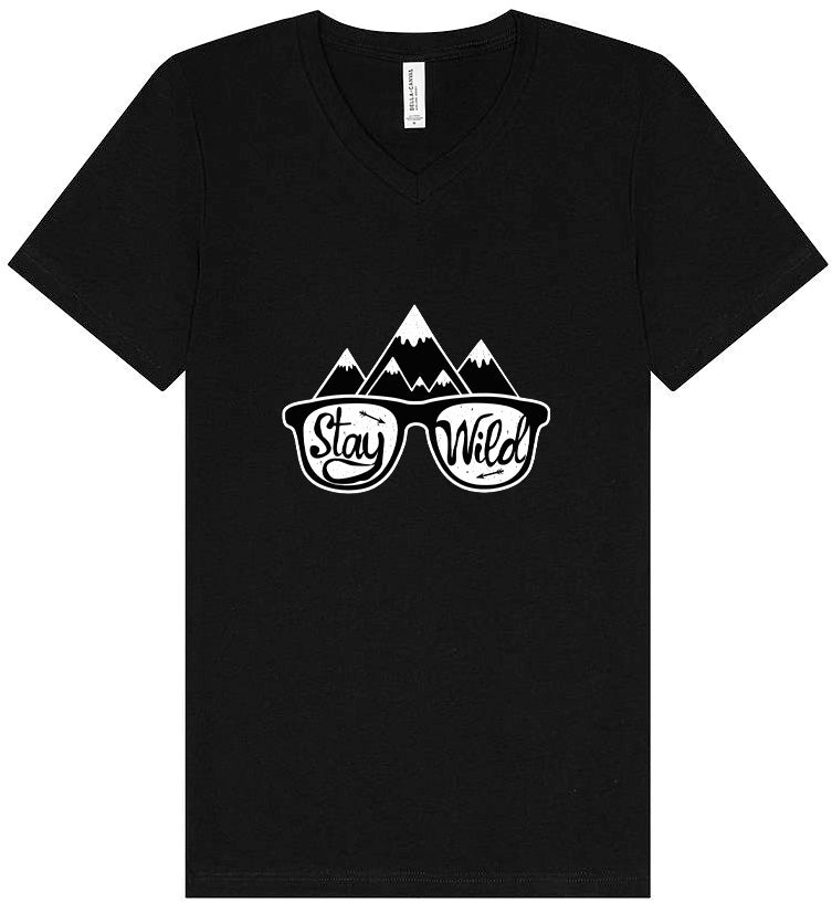 Stay Wild Unisex V-Neck Shirt