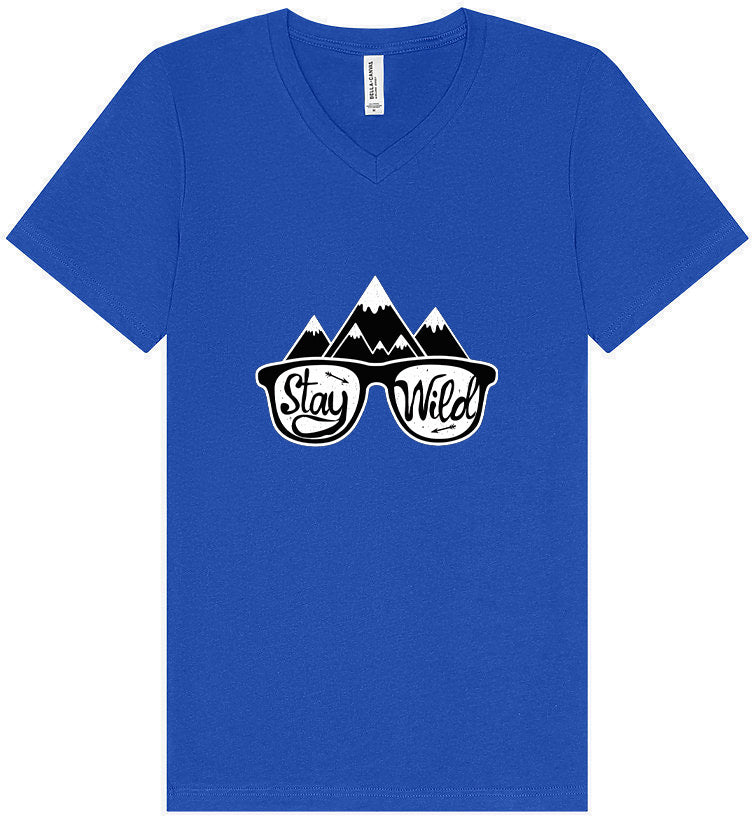 Stay Wild Unisex V-Neck Shirt