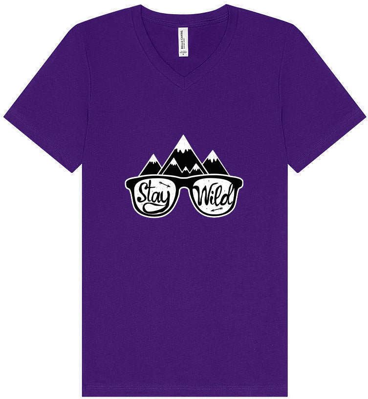 Stay Wild Unisex V-Neck Shirt