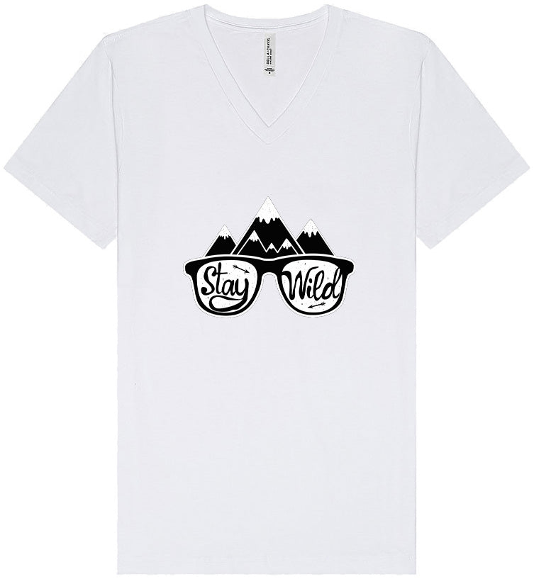 Stay Wild Unisex V-Neck Shirt