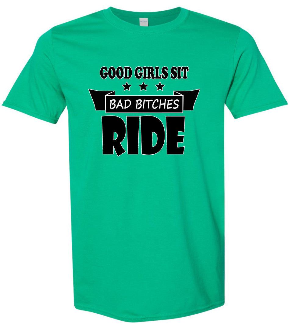 Good Girls Sit Adult Gildan Soft Shirt