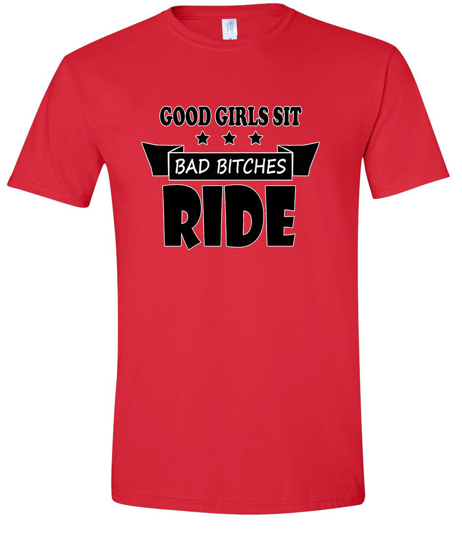 Good Girls Sit Adult Gildan Soft Shirt