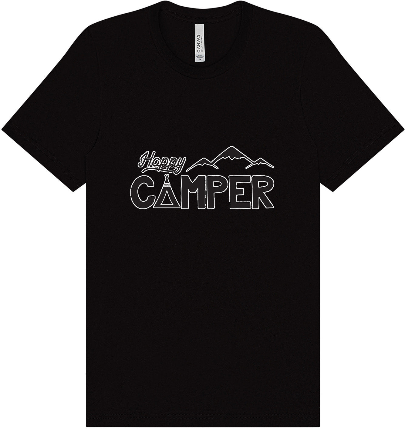 Happy Camper Adult Bella Canvas Shirt