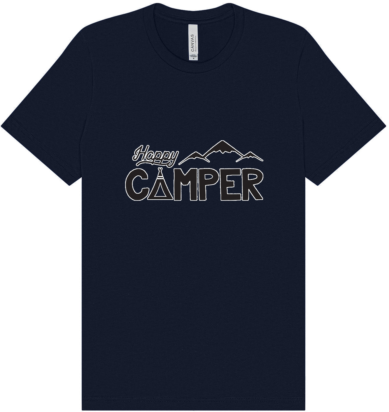 Happy Camper Adult Bella Canvas Shirt