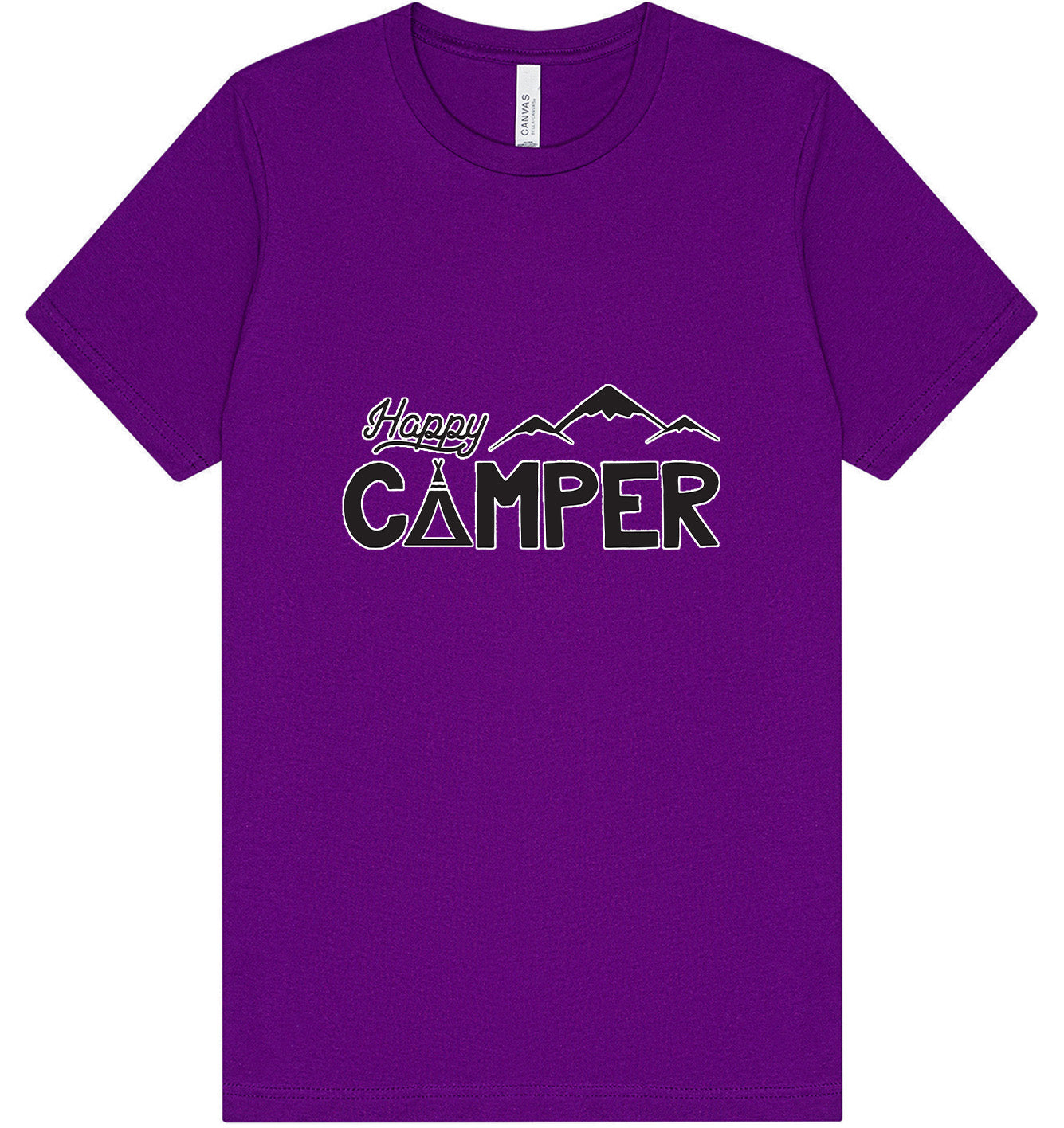 Happy Camper Adult Bella Canvas Shirt