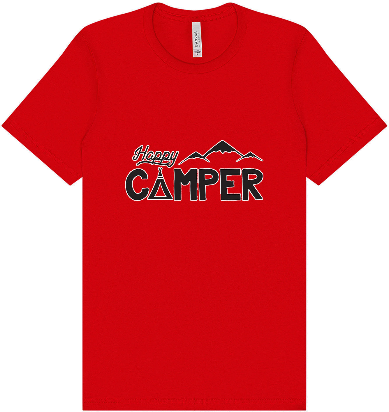 Happy Camper Adult Bella Canvas Shirt