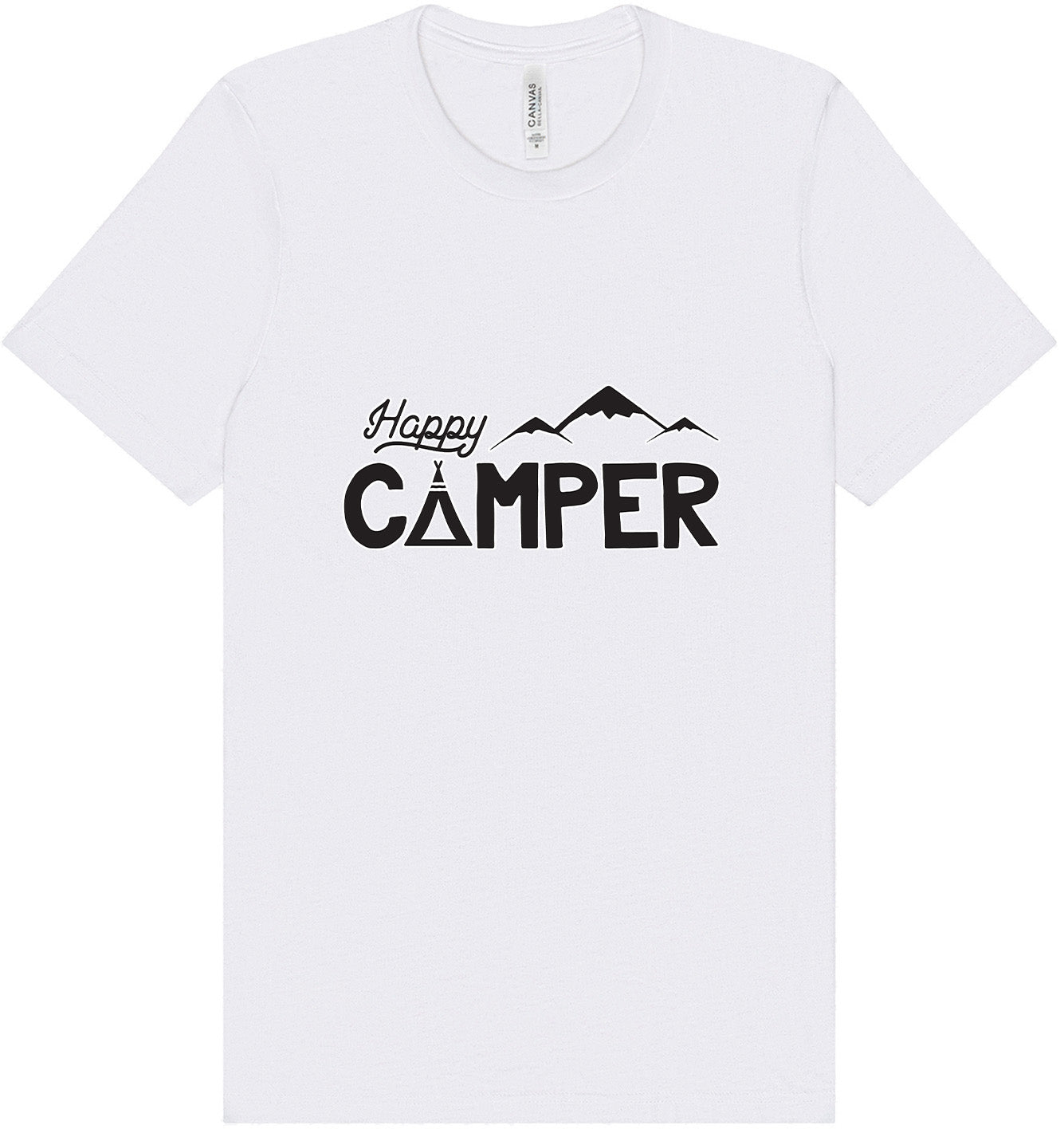 Happy Camper Adult Bella Canvas Shirt