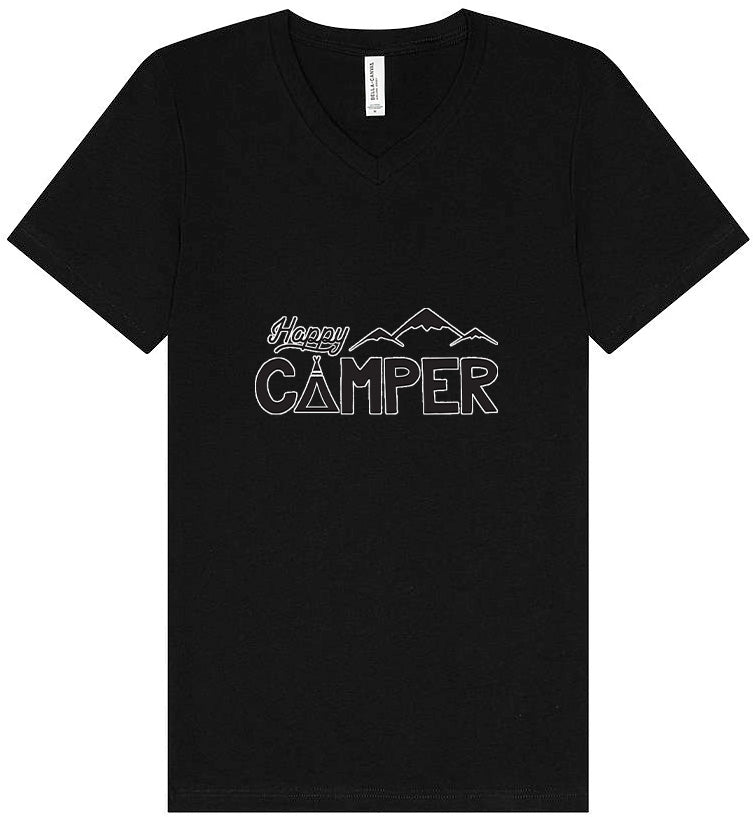 Happy Camper Unisex V-Neck Shirt