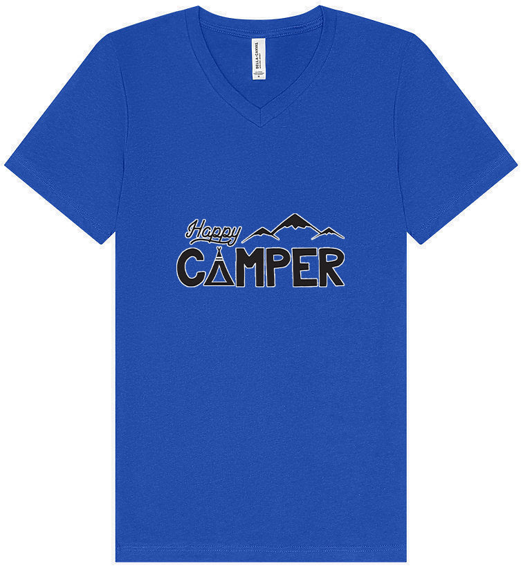 Happy Camper Unisex V-Neck Shirt