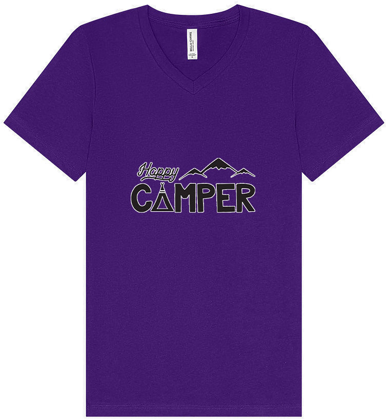 Happy Camper Unisex V-Neck Shirt