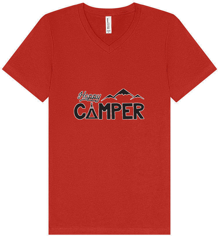 Happy Camper Unisex V-Neck Shirt