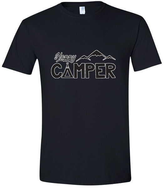 Happy Camper Adult Gildan Soft Shirt