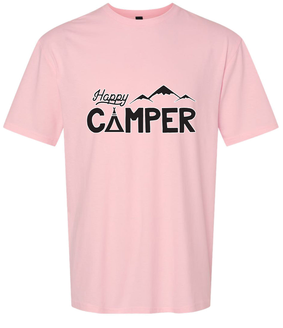Happy Camper Adult Gildan Soft Shirt